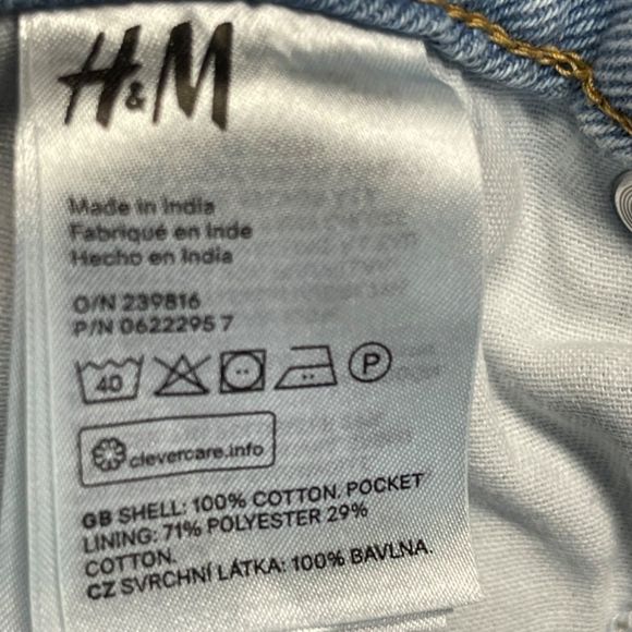 H&M distressed denim skirt size M 10 - Picture 6 of 12